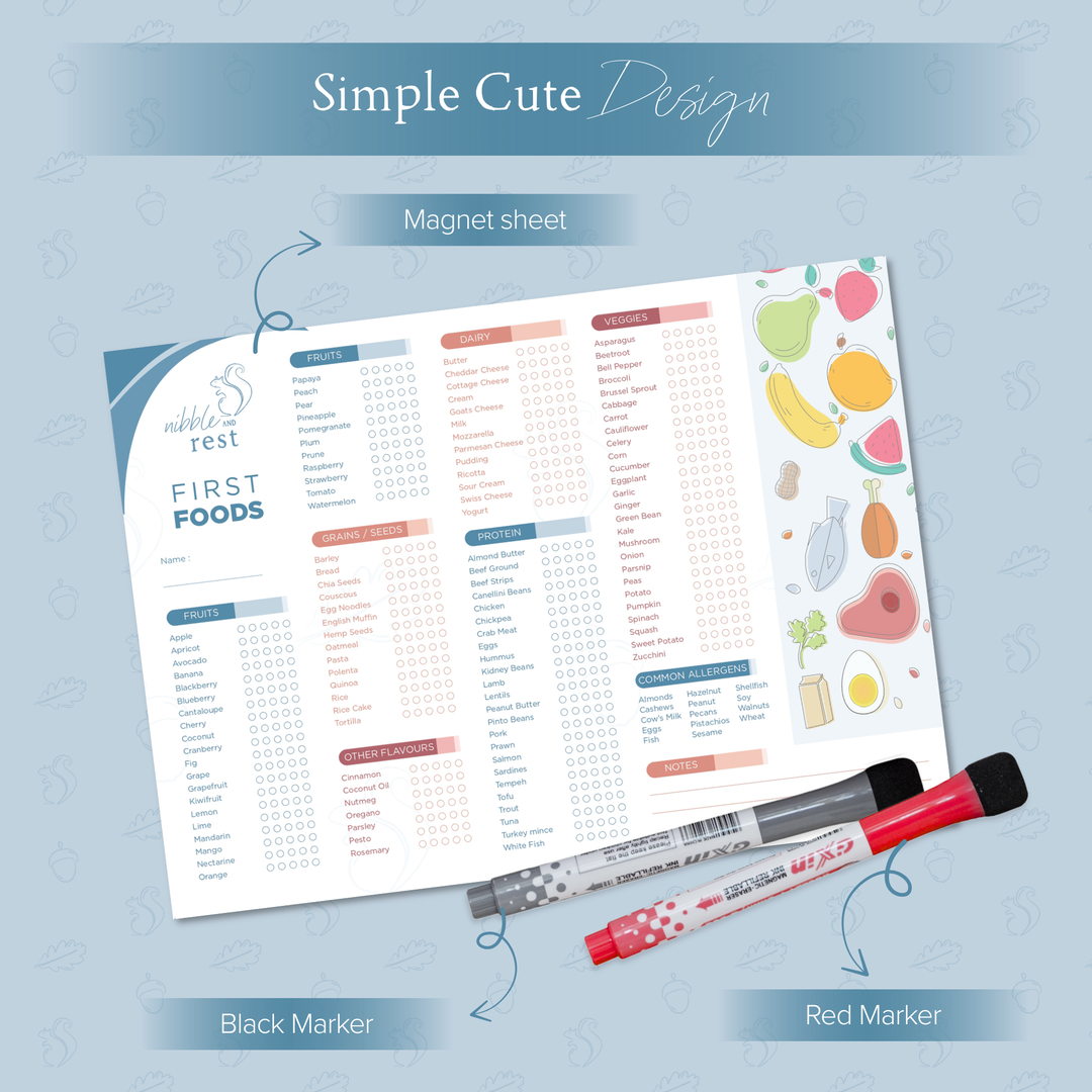 Baby's First Foods Tracker Fridge Magnet®