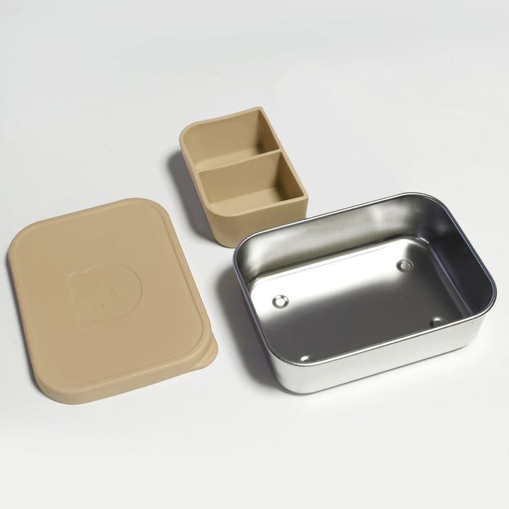 Silicone and stainless steel lunch box