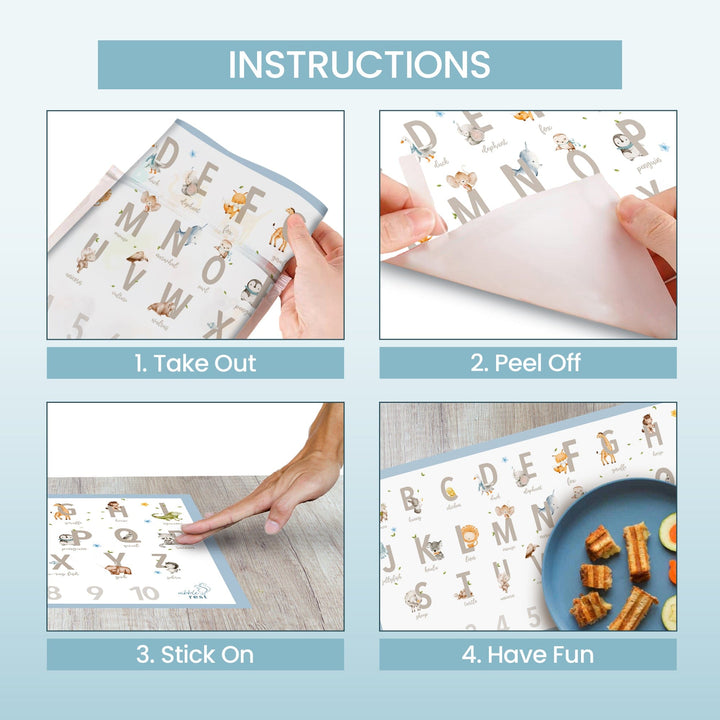 Out and About placemats - pack of 20