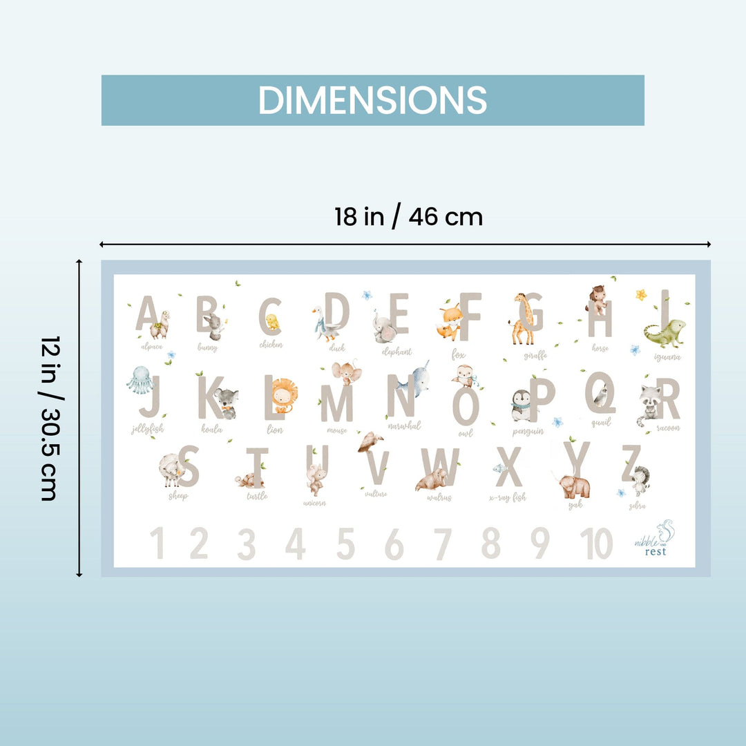 Out and About placemats - pack of 20