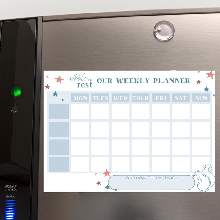 Weekly Family Planner Fridge Magnet