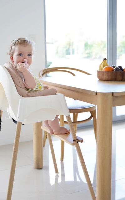 Consider your highchair and mealtime setup