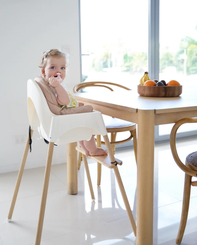 The importance of your baby's high chair having a footrest