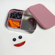 Silicone and stainless steel lunch box