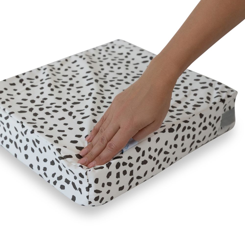 Nibble and Rest Toddler Booster Seat – Easy Clean Wipeable Fabric, Portable Kids Dining Chair Booster