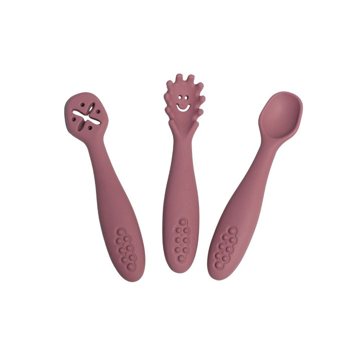 Smiley First Cutlery Set - Silicone cutlery