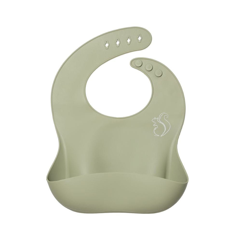 Silicone bib by Nibble and Rest