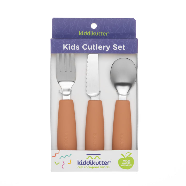 KiddiKutter Kids Cutlery Set - Cut food not fingers