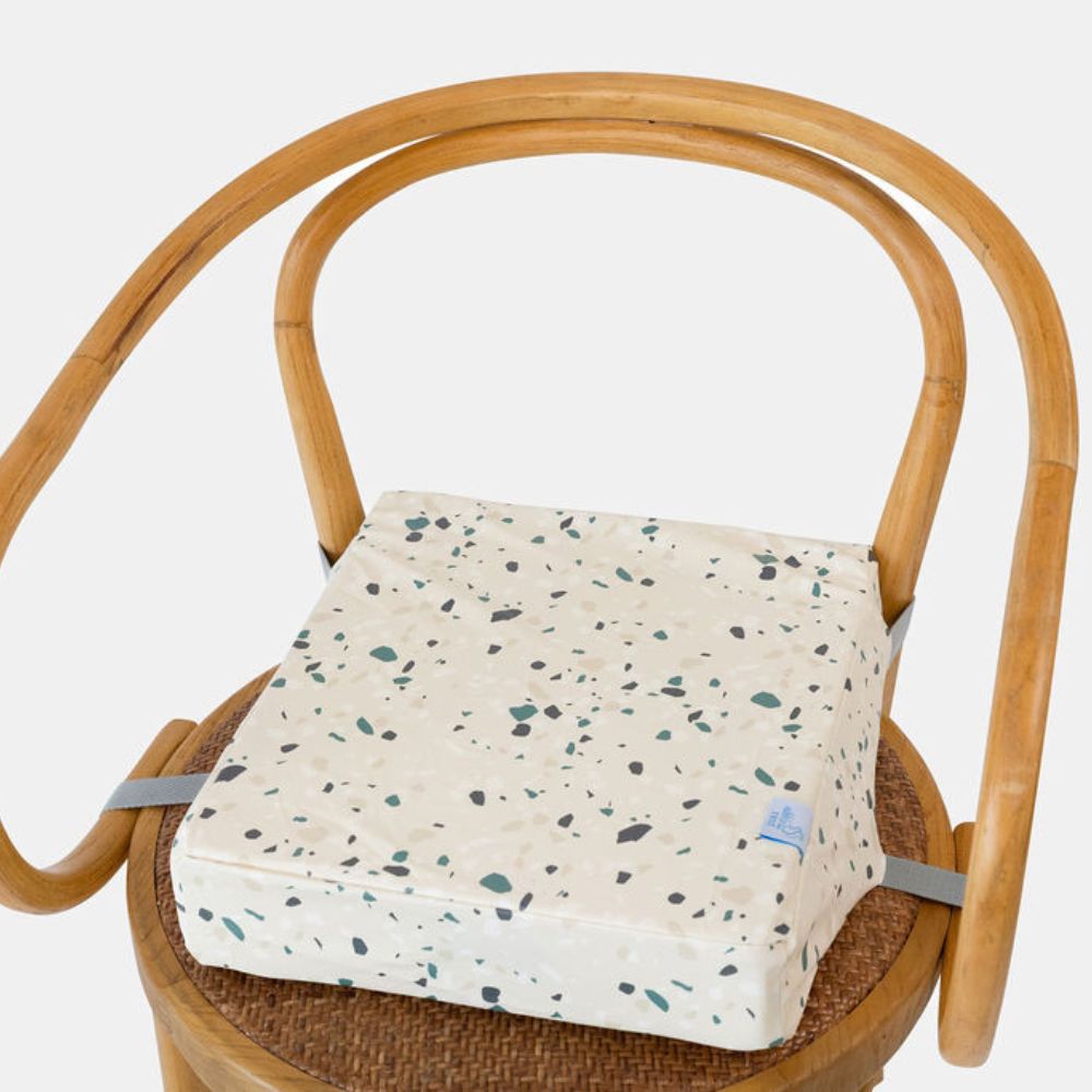 Nibble and Rest Toddler Booster Seat – Easy Clean Wipeable Fabric, Portable Kids Dining Chair Booster