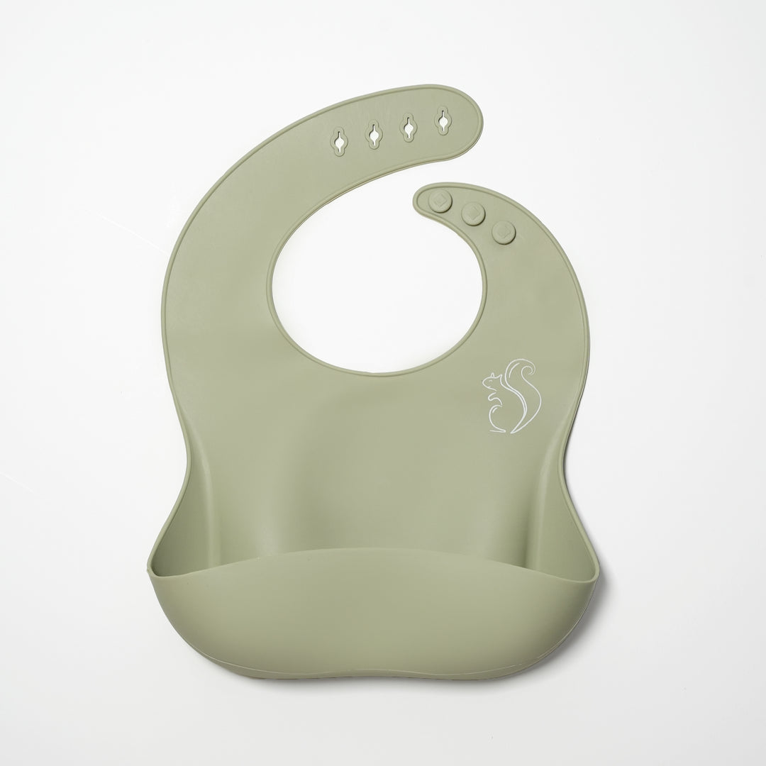 Silicone bib by Nibble and Rest