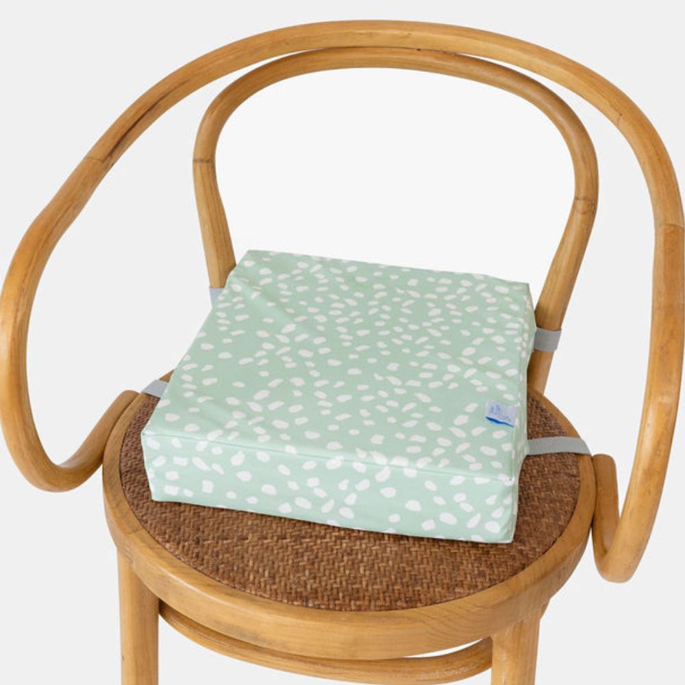 Nibble and Rest Toddler Booster Seat – Easy Clean Wipeable Fabric, Portable Kids Dining Chair Booster