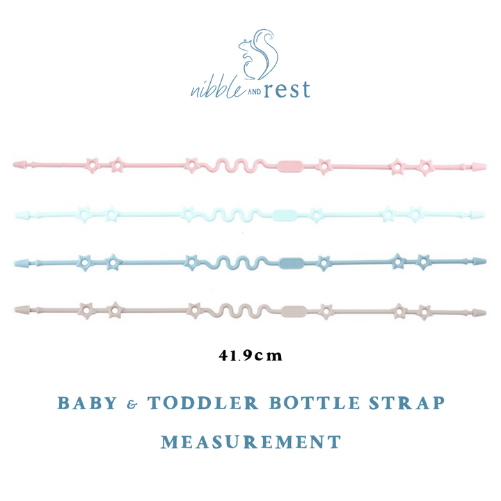 Baby & Toddler Bottle Strap–Universal Toy Tether and No Drop Harness Strap