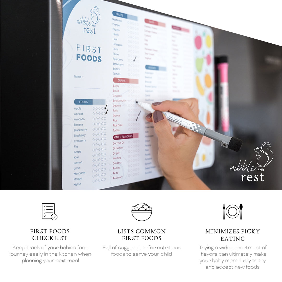 Baby's First Foods Tracking Chart