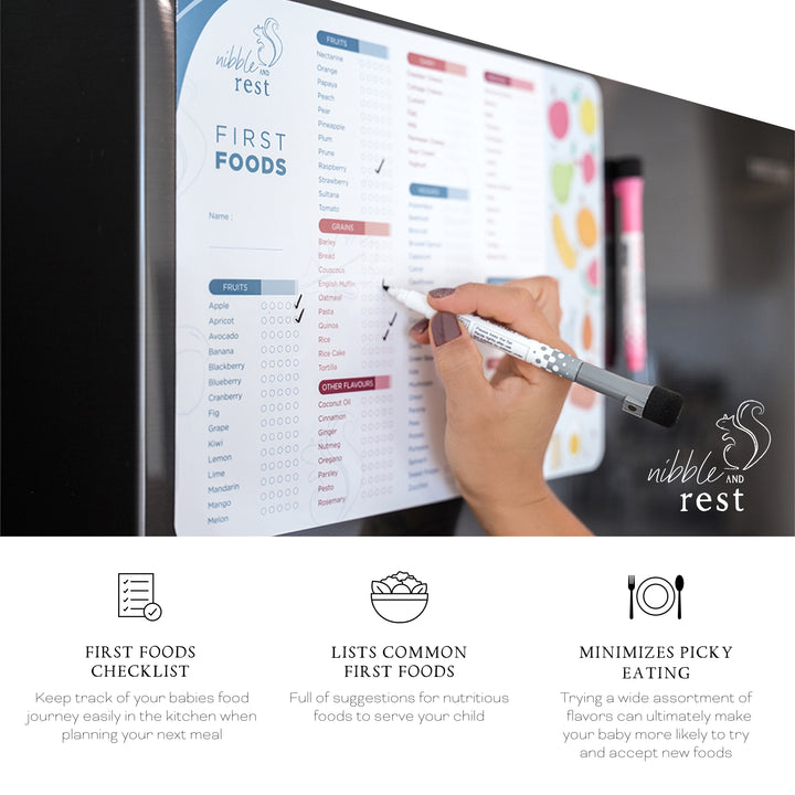 Baby's First Foods Tracking Chart