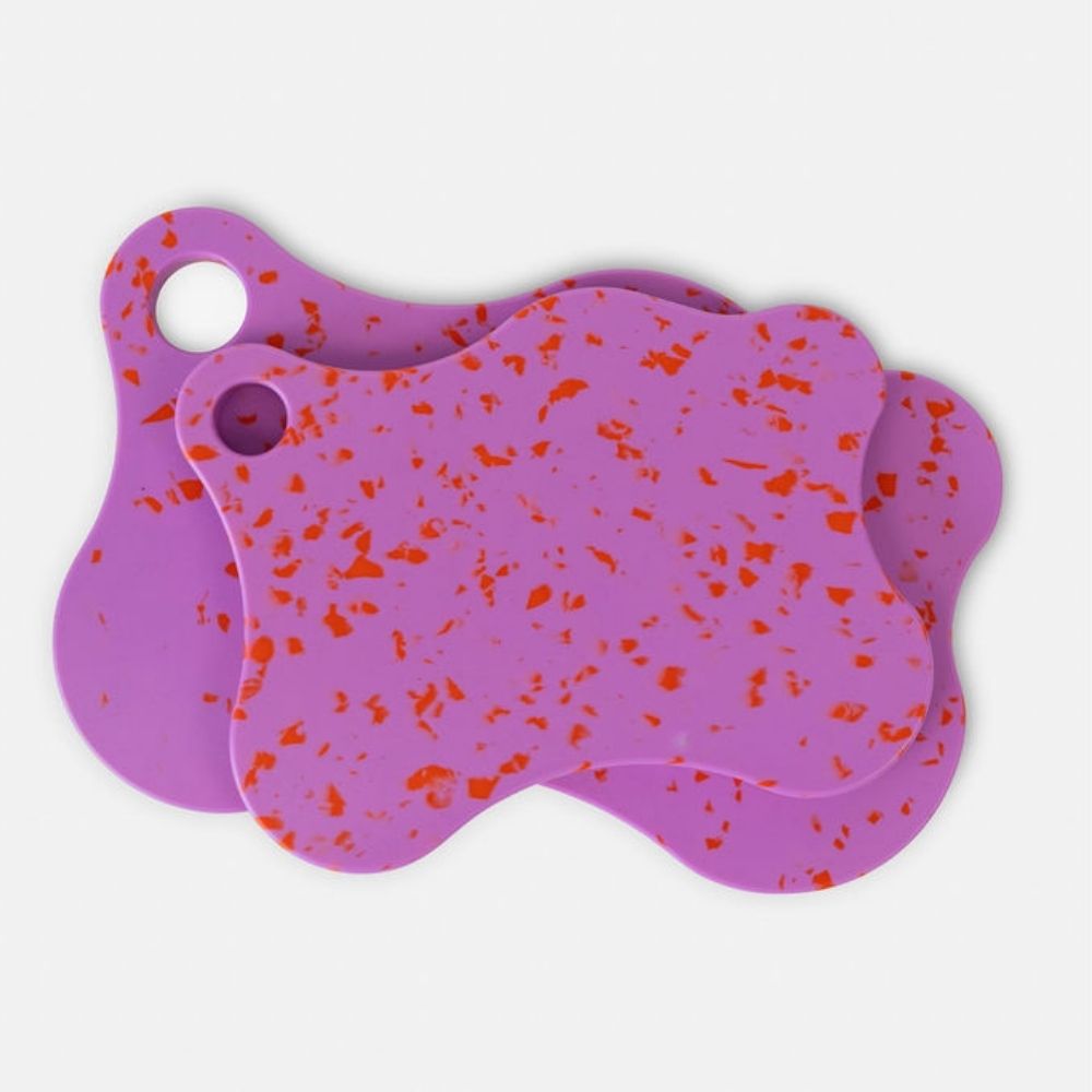 PRE ORDER Early October Nibble and Rest Chopping Boards - Family-Friendly, Colourful & Stylish - Raspberry Chop