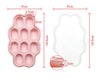 Mini Silicone Freezer Tray with lid for silicone feeders