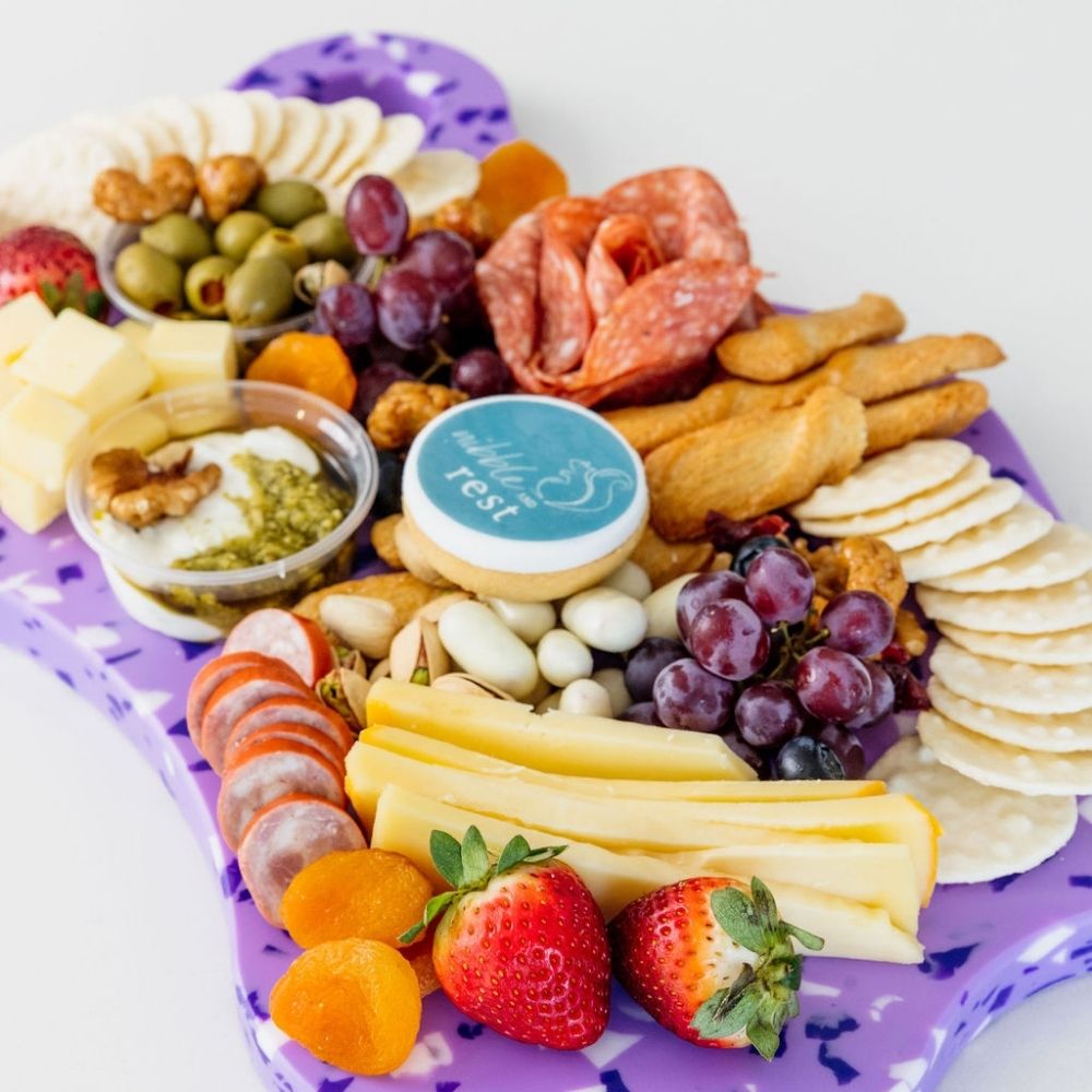 PRE ORDER Early October Nibble and Rest Chopping Boards - Family-Friendly, Colourful & Stylish - Plum Prep