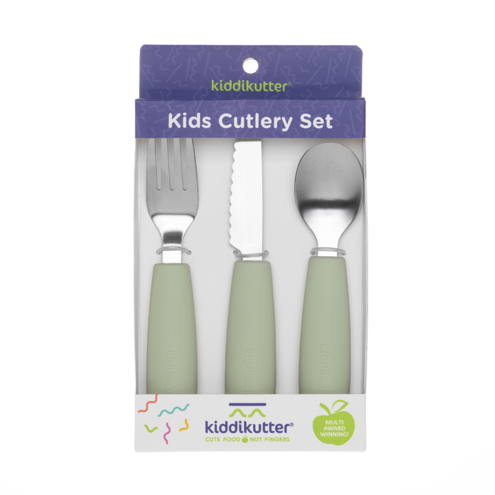 KiddiKutter Kids Cutlery Set - Cut food not fingers