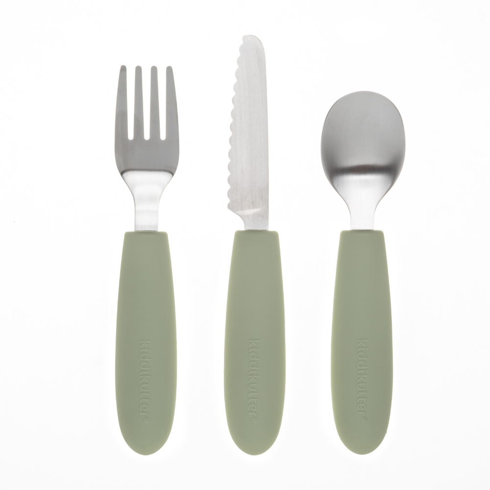 KiddiKutter Kids Cutlery Set - Cut food not fingers
