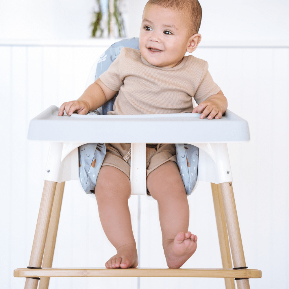 Leg wraps KMART Highchair nibbleandrest