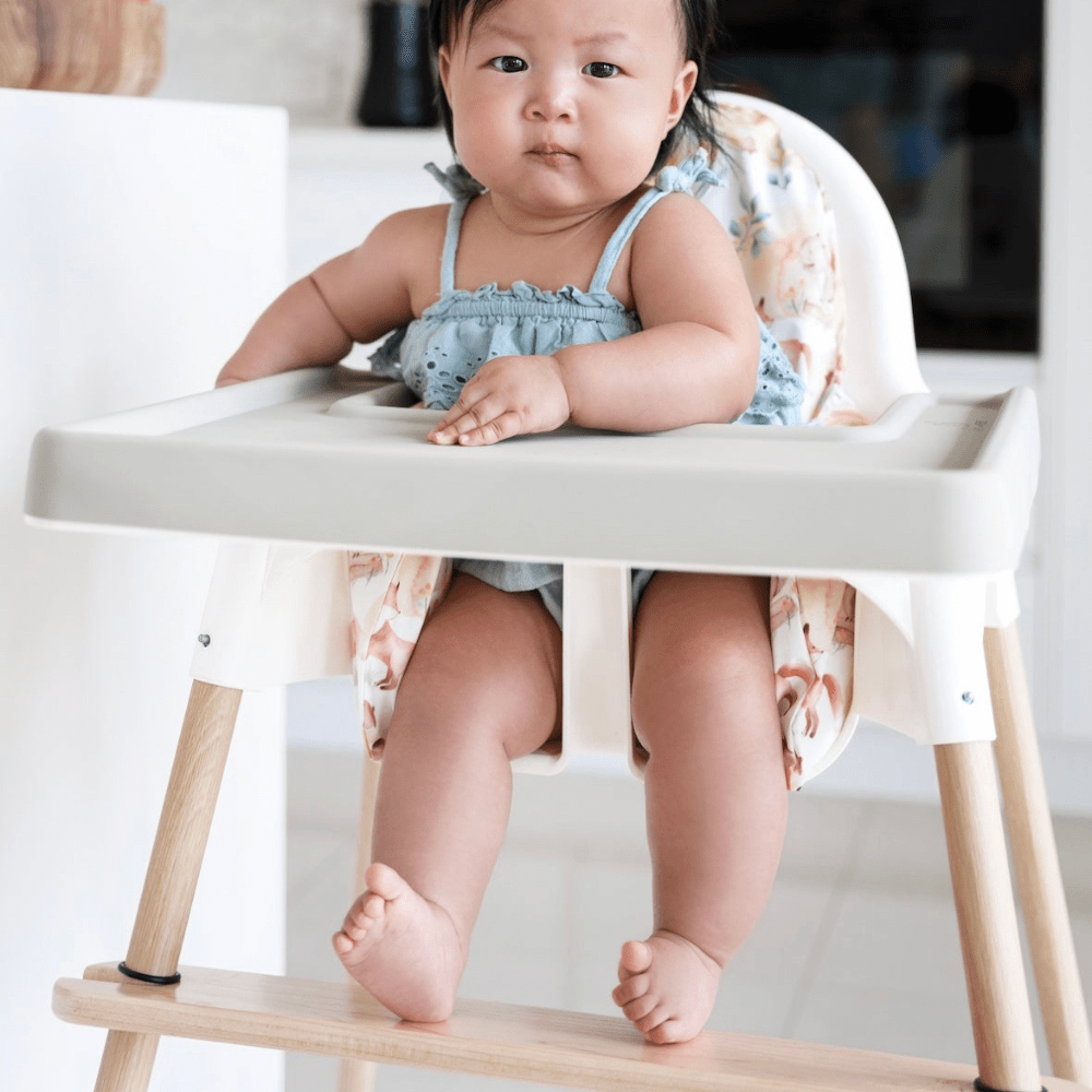 Leg wraps KMART Highchair nibbleandrest