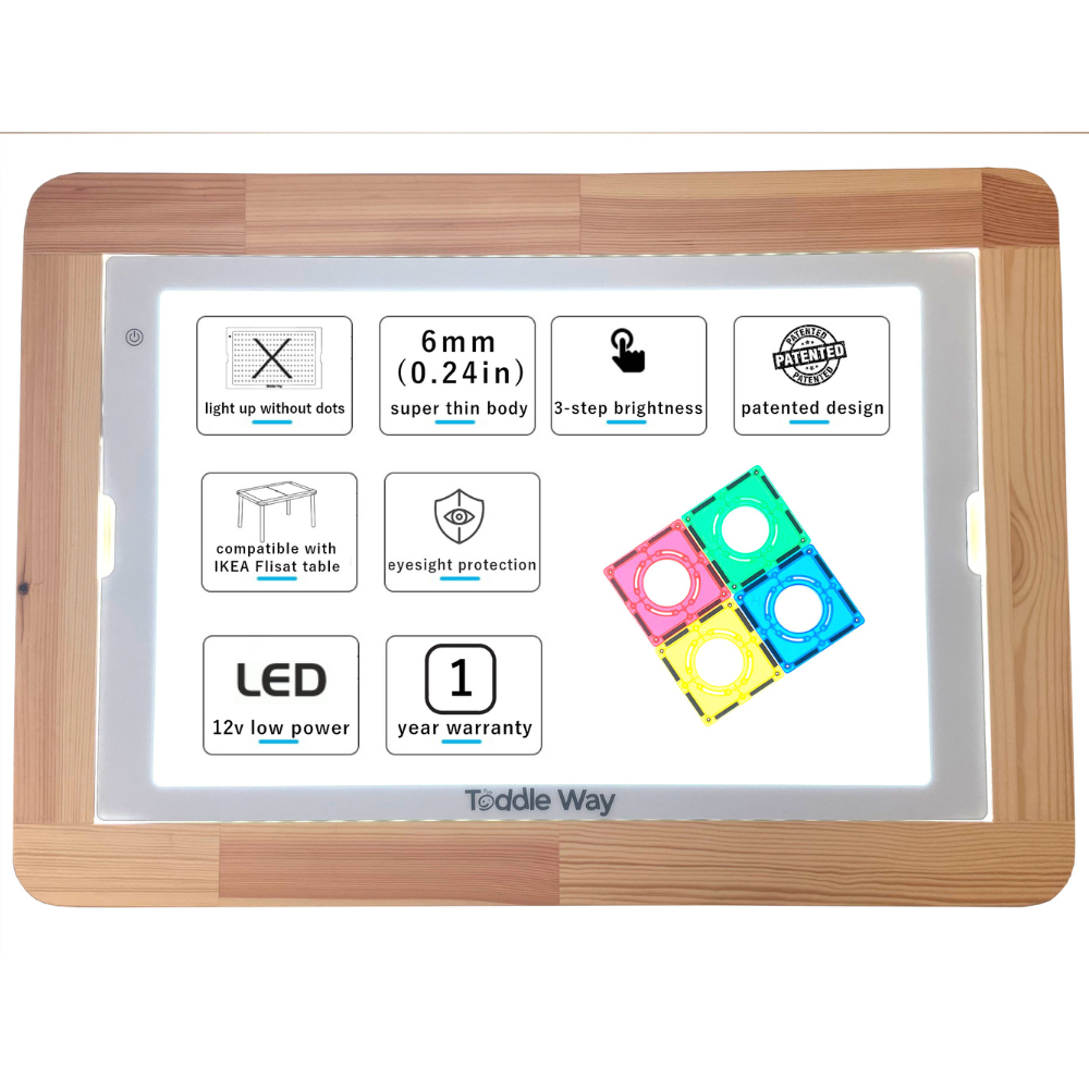 Toddleway Light Pad for the Ikea Flisat table