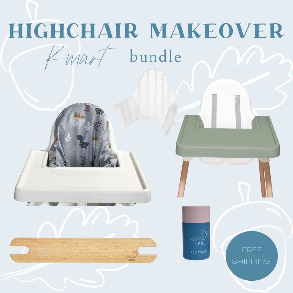 Kmart Highchair Makeover nibbleandrest