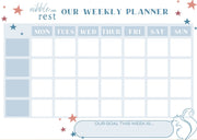 Weekly Family Planner Fridge Magnet