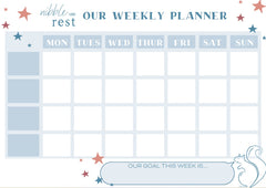 Weekly Family Planner Fridge Magnet
