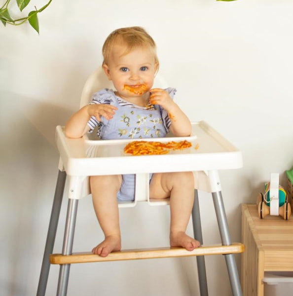Bamboo Adjustable Highchair Footrest – Yeah Baby Goods