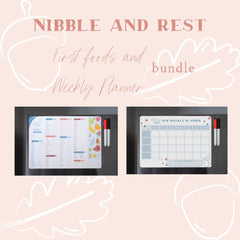 First Foods Tracker Fridge Magnet and Weekly planner