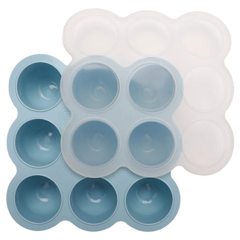 108-Silicone Ice Trays for Freezer with Lid and - Rebaid